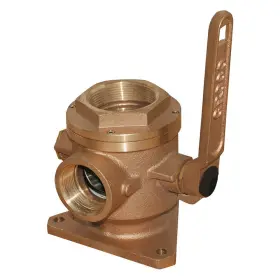 Sbv-2000-p Groco 2 Inch Safety Seacock With 1-1/2 Side Port