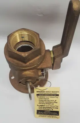 Sbv1250 Groco Full Flow Safety Ball Valve 1-1/4 Inch
