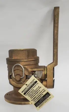 Sbv1500 Groco 1-1/2 Bronze Seacock With Side Port Please Read Description