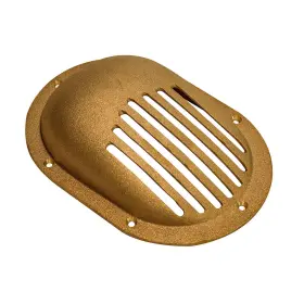 Sc-2500 Groco Bronze Clam Shell Style Hull Strainer With Mt Ring F/up To 2-1/2 Inch Thru