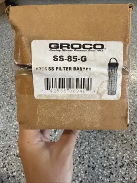 Ss85g Groco Strainer Basket