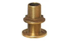 Th-1250-w Groco 1-1/4 Inch Boat Marine Combo Bronze Thru-hull Fitting With Nut