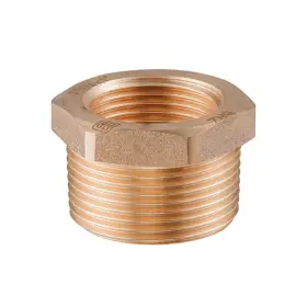 Bsp-0241b.200217 Guidi 0241b.200217 Male-female Bushing Bronze Pipe Fitting- 1-1/2 Inch X 1-1/4 -