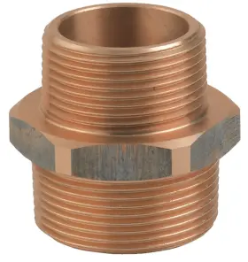 0245b.200211 Guidi 0245b.200220 Genuine Bronze Marine Reducing Nipple 1 Inch X 3/4 -