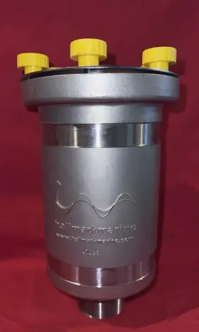 Hm-ws-610401 Hallmark Marine 610401 2 Inch Stainless Steel Water Strainer
