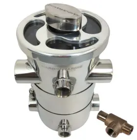 620-913204 Hardin Dual Strainer Basket Swhirl-away Hi Perf With Press Relief Valve