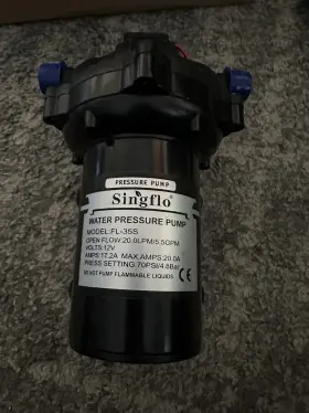 A123456016 Hex Autoparts High Pressure Marine 12v Dc 70 Psi 5.5 Gpm Water Pumplawn Sprayers Boats Rvs