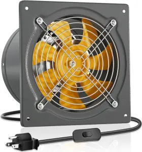Pm9055 Hg Power 8 Inch Exhaust Fan 576 Cfm Kitchen With Switch Grey