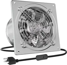 Ynt-150 Hg Power 8 Inch Kitchen Exhaust Fan 576cfm With Switch Silver