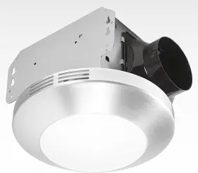 7117-01-bn Homewerks Worldwide Bathroom Integrated Led Light Ceiling Brushed Nickel