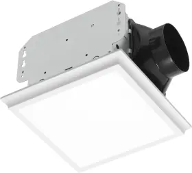 7141-50-g4 Homewerks Worldwide Bathroom Fan Integrated Led Light Ceiling Square 50 Cfm