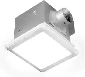 7145-80v-hs Homewerks Worldwide Dual Speed Bathroom Exhaust Fan Smart Moisture White