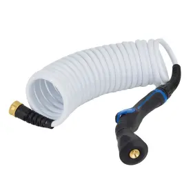 Hs2011k Hosecoil Skipper 20ft Self-coiling Marine Hose With Boat Bumper Nozzle Hs2011k Hosecoil Skipper 20ft Self-coiling Marine Hose With Boat Bumper Nozzle
