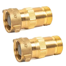 Hourleey 745860328481 Brass Hi-flow Water Regulator Lead Free Rv Pressure Regulato
