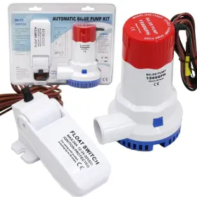 Hxhn2bp-g1500-ncfs12 Huixhao Bilge Pump 12 V 1500 Gph Boat Water Electric Marine Wi