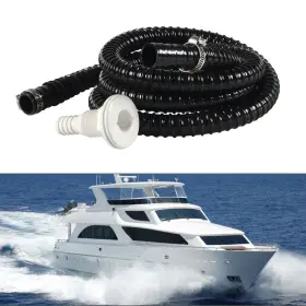 Hukyu 550737319543 3/4 Inch Bilge Pump Installation Kit With 6ft Hose For Boats Marine Yacht