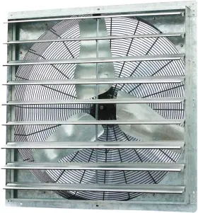 Ilg8sf36s Iliving - 36 Inch Wall Mounted Shutter Exhaust Fan Single Silver