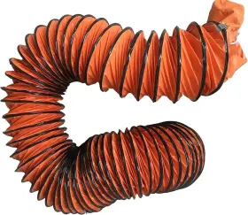Ilg8vf12-5 Iliving Utility High Velocity Blower Fume Hose 12 Inch X 15.5 Ft Orange