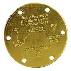11836-0000 Jabsco End Cover Pump Replacement Parts