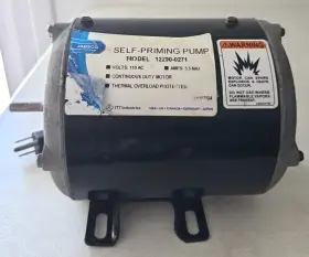 12290-0271 Jabsco Working Self-priming Diaphragm Pump Motor 5.9 Gpm 12290 Tested