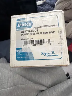 294702701 Jabsco Pump Brz Flg 020 Bsp