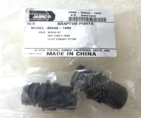 30649-1000 Jabsco Genuine Snap-in Port Fitting 1/2 Male Hose Barb Threaded New