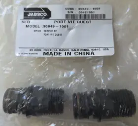 30649-1004 Jabsco Genuine Fkm Port Kit 1/2 Inch Thread Straight Ports - Pair-new