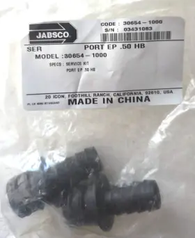 30654-1000 Jabsco 2 New Barb X Quad 3/4 Inch Male Electric Pump 1/2 Port
