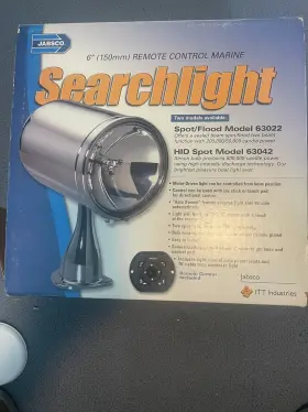 63022 Jabsco 32022 12v Marine Searchlight Used Light New Accessories Excellent Co