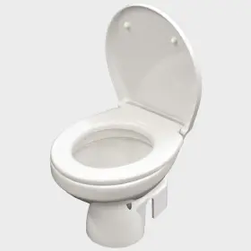 Jabsco 38245-4192 Boat Toilet Quiet Flush E2 White 12v Dc