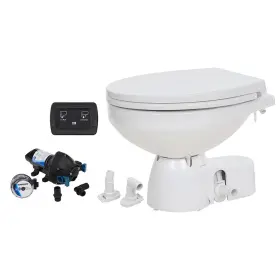 38245-4192rsp Jabsco Quiet Flush E2 Raw Water Toilet Regular Bowl - 12v Soft