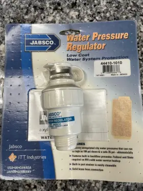 44410-1010 Jabsco New Water Pressure Regulator #