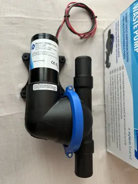 50890-1100 Jabsco Self-priming Diaphragm Marine Waste Pump 1-1/2 Inch 24 Volt