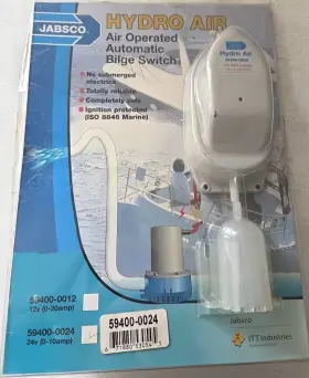 59400-0024 Jabsco New Hydro Air For Rule Eco-switch Automatic Bilge Pump Switch 24v 39-24