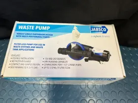 6-508901000 Jabsco 50890-1000 Self-priming Diaphragm Waste Pump 12 Volt Dc