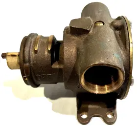 6400-0008 Jabsco Nos Flexible Impeller Pedestal Pump Bronze Damaged