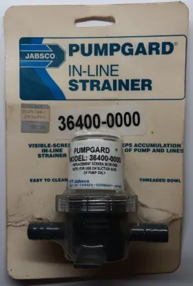 36400-0000 Jabsco 671880031752 Pumpgard In-line Strainer New