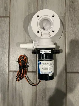 37010-0092 Jabsco 671880032414 Electric Toilet Conversion Kit - 12v Model
