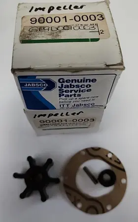 90001-0003 Jabsco Lot Of 2 - Service Impeller Kit Gb