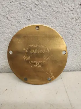 9336 Jabsco Brass End Cover