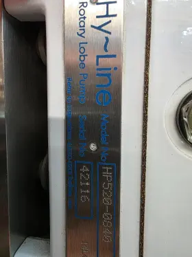 Hp520-0840 Jabsco Hy-line Lobe Pump
