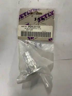 Pd870150 Jet Lyne Silver Straight Bilge Fitting Nos New In Box