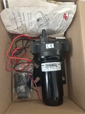 10-13251-107 Johnson Pump Wash Down 12v Marine Boat 16a Max With Fittings