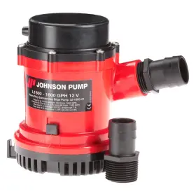 16004-00 Johnson Pump - 12 V 1596 Gph Electric Heavy Duty Impeller Submersible