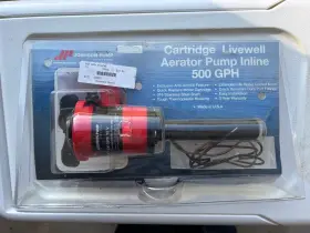 28502 Johnson Pump New Spx Cartridge Livewell Aerator Inline 500 Gph 12v