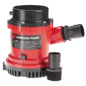 32-1600-01 Johnson Pump L Bilge L1600 12v 3.5a For 1-1/8 Inch 1-1/4 Hose Made U.s.a Nib