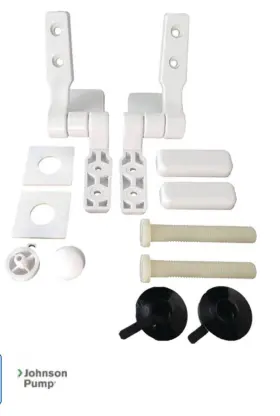 814726701 Johnson Pump 81-47267 Hinge Set For Toilets Complete Replacement Kit