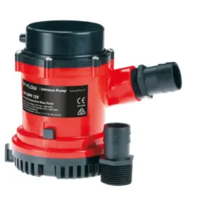 Jhp-1600400 Johnson Pump Submersible 12 Volt 1600gph 1.125 Inch Port/1.25 Hose Heavy Duty Bilge