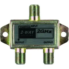 47355 Jr Products Tv Cable Splitter 2-way Works With F-style Coax Connection 2.4 Ghz