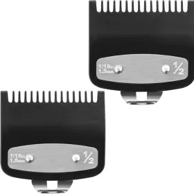 Ajy009 Jymber 2 Pack Replacement For Wahl Clipper Guards Set Compatible With 1/2 Black